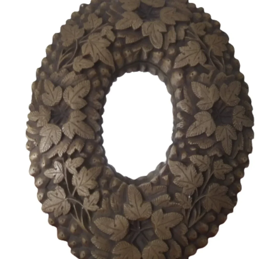 Vintage gargoyles studio fine reproductions new york chalkware CONVEX mirror